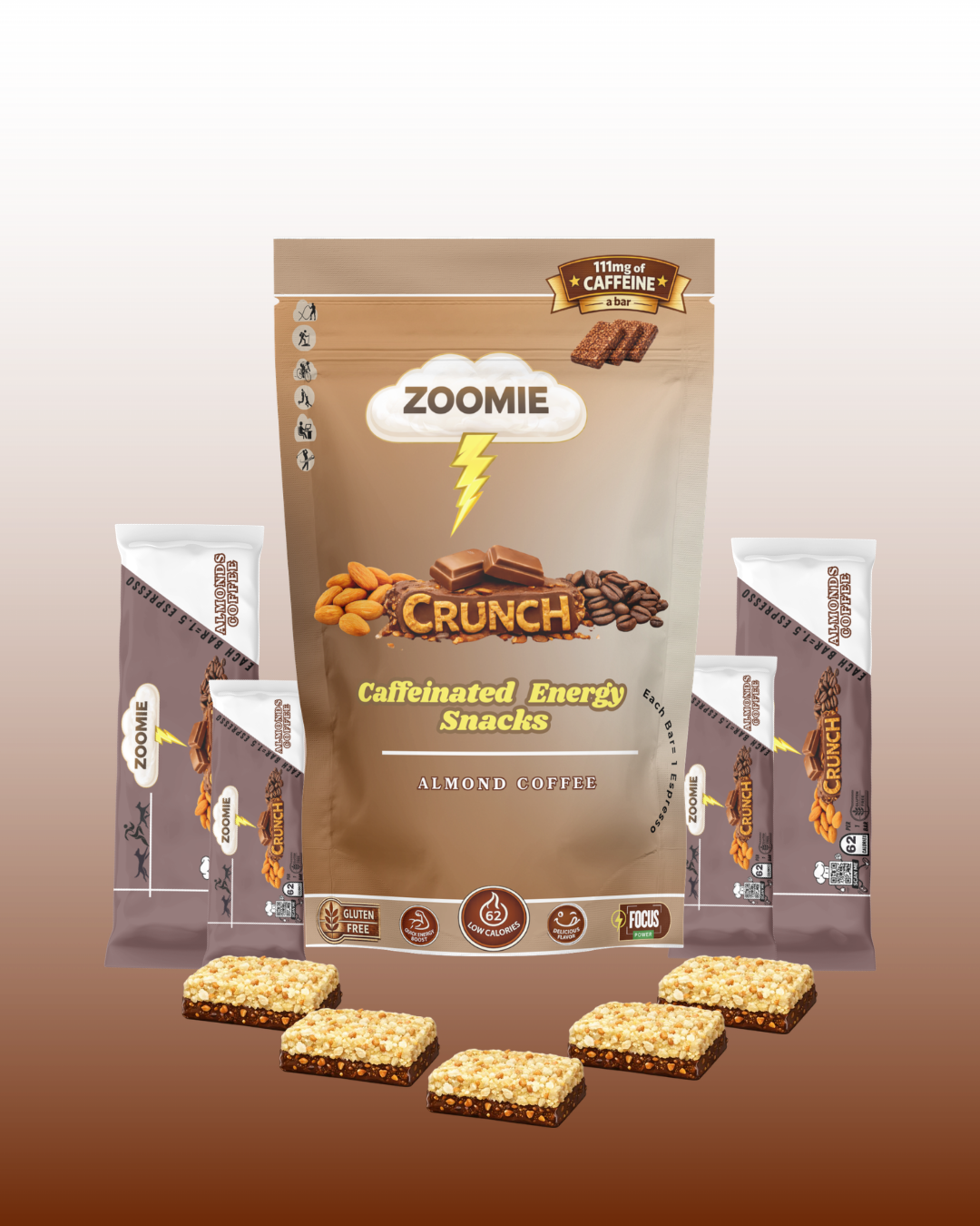 Almond Coffee 9 pack – Zoomie